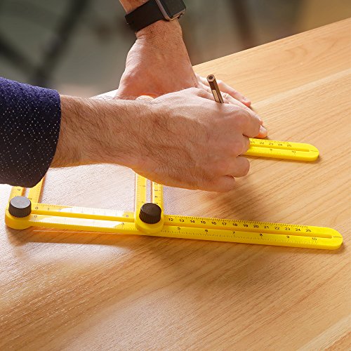 iRainy Multi Winkel Lineal, Angleizer Vorlage Werkzeug für Ingenieure Handwerker, Buliders ,Schulbedarf Büro - 7