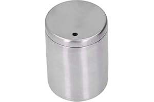 BuyWeek Porta stuzzicadenti, Dispenser per stuzzicadenti in acciaio inossidabile Custodia per stuzzicadenti resistente alle cadute di alta qualità per le case delle famiglie(D'argento)