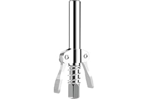 PAITOK Grease Gun Coupler, Stainless steel Grease Gun Nozzle, Quick Release Grease Gun Ends, 17000 Psi, Grease Gun Mouthpiece Coupling for All Types of Grease Gun