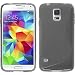 Produktbild PhoneNatic Case für Samsung Galaxy S5 Hülle Silikon grau S-Style Cover Galaxy S5 Tasche + 2 Schutzfolien