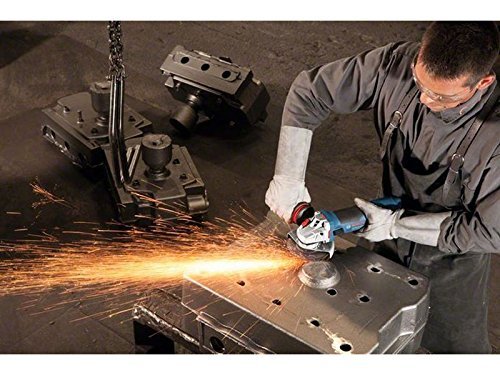 Bosch Professional GWS 17-125 CIE Winkelschleifer 125 mm, 1700 Watt mit Drehzahl-Regelung, KickBack-Stop in Handwerker-Koffer - 3