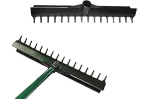 POVANJER Râteau pour Golf | râteaux pour piège à sable sans poignée avec tête râteau à double face | Équipement golf facile à utiliser à essai lumière UV pour les terrains f ,