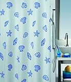 Spirella 1004603 Duschvorhang CONCHA MARINE B x H: 180 cm x 200 cm