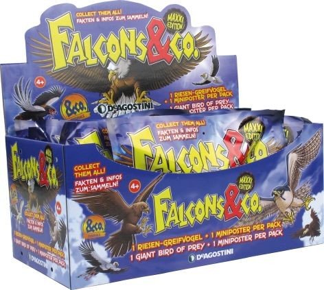 Preisvergleich Produktbild Falcons & Co. - Maxxi Edition - Sammelfiguren - 1 Display (16 Tüten)