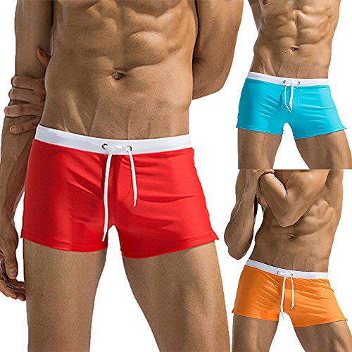 Costume Da Bagno Uomo Elastico A Vita Regolabile, Con Coulisse, Asciugatura Rapida, Traspirante, Taglie Forti, Modello Baggy Nero, Per Spiaggia E Piscina