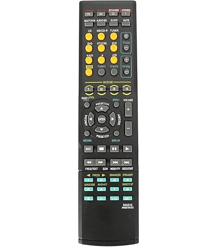 RAV462 - Telecomando di ricambio per amplificatore Yamaha HTR2866 RXV373 HTR-2866 RX-V373