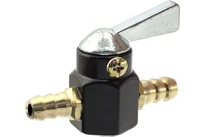 GLOBAL PARTS Benzinhahn 7mm -8 mm Benzinschlauch für Motorrad Quad ATV UTV