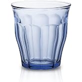 Duralex 1027BB06/6 Picardie Blue Glasses 25 cl, Pack of 6, Glass