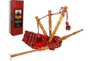 I LUV LTD ROYAL STEWART JUNIOR PLAYABLE BAGPIPES