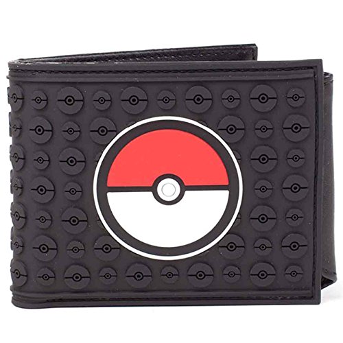 Preisvergleich Produktbild Pokemon Brieftasche Pokeball Schwarz Nue offiziell Nintendo Bifold Rubber