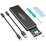 ELUTENG M2 SATA Boîtier Adaptateur M2 SATA vers USB C Gen1 USB 3.1 UASP 6Gbps pour 2280 2260 2242 2230 B et B + M Key NGFF M.