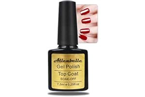 Allenbelle Smalto Semipermante Per Unghie Kit In Gel Uv Led Smalti Semipermanenti Per Unghie Nail Polish UV LED Gel Unghie (Top Coat)