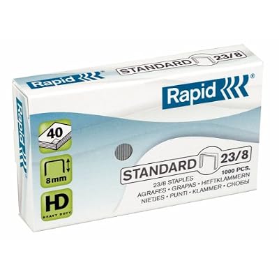 Rapid agrafes standard 23/8, galvanis¿