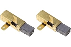 Trade-Shop Lot de 2 charbons/balais de charbon 6,3 x 10 x 17,5 mm compatible avec Festool TS 55, TS 55 Q, TS 55 EBQ, TS 55 REBQ, TS 55 RQ-Plus, TS 75