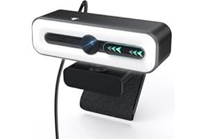 Tkimat Webcam 1080P,Full HD Camera PC Grand Angle 120 °avec Microphone Antibruit