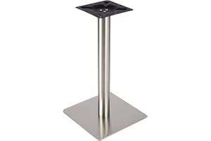 kangten Base da tavolo in acciaio inox, diametro 72 cm, quadrato, 245 x 245 cm