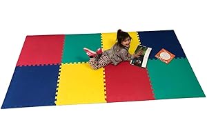 CANNONS UK 20 x Suelos Para Niños Y Infantiles EVA Puzzle Colchonetas 60cm x 60cm x12mm con reverso antideslizante