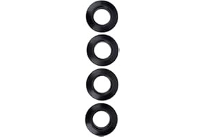 DIOCHE 4Pcs Anelli di Gocciolamento della Pagaia del Kayak Anelli di Goccia del Remo della Paga Anelli Durevoli di Gocciolamento della Gomma per il Kayak Canoa che Trasporta l'asse dei Paddles