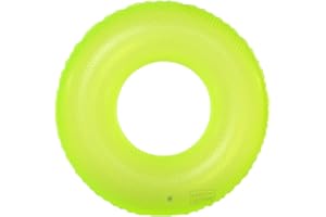 JUNBAOYYDS Anello di nuoto gonfiabile, Fluorescente Anello di Nuoto Gonfiabile Galleggiante Adulti, Salvagente Adulti in PVC con Valvola d'Aria, Anelli Gonfiabili Piscina Galleggiante, Aiuto al Nuoto