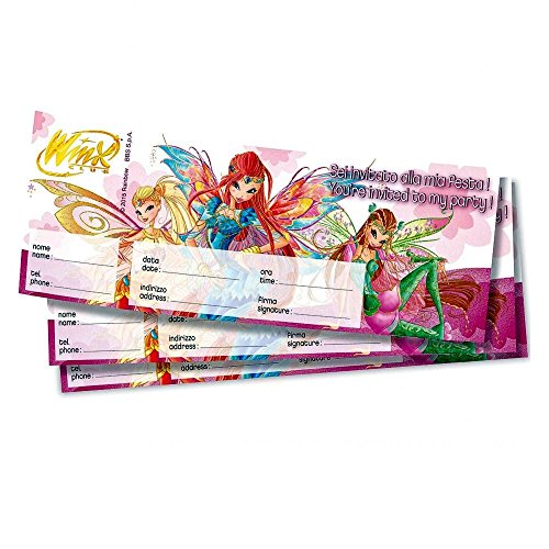 Winx Club - Bloomix - Party Kinder Geburtstag Einladungskarten 20 Stück