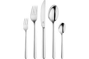 ZWILLING Newcastle, Besteck Set, 60-teilig, Für 12 Personen, 18/10 Edelstahl/Hochwertiger Klingenstahl, Poliert, Silber [plastikfreie Verpackung]