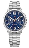 Tommy Hilfiger Damen Analog Quarz Uhr mit Edelstahl Armband 1781731