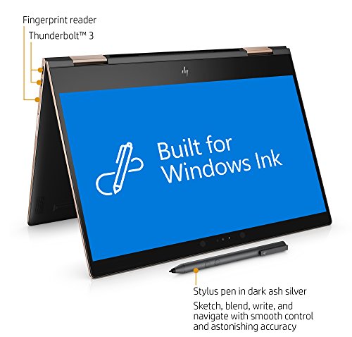HP Spectre x360 13ae004na 13 3-Inch 4K Convertible Laptop with stylus -  Dark Ash Silver   Intel Core i5-8250U  8 GB RAM  256 GB SSD  Intel UHD Graphi