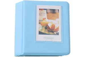 DADA Mini Album Schutzhülle Foto Album Fotohüllen für Mini Fujifilm Instax Miini Film 7S/8/25/50/90, 64 Taschen