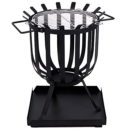 Home Discount® Steel Brazier Outdoor Garden Patio Heater Fire Burning