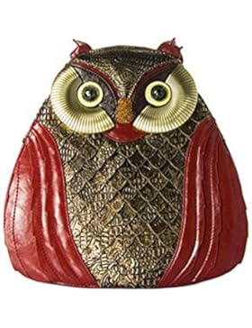 niceEshop(TM) Handgefertigt Retro Eule Design Handtasche Rucksack