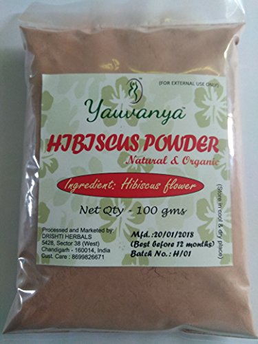 Yauvanya Pure Hibiscus - Polvo para cabello (100 g)