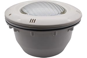 AMDHZ Projecteur de Piscine, Embarqué Par56 Niche 12V IP68 étanche Spot Piscine encastrable Eclairage de Piscine, Applique de Piscine encastrée (Color : White Light, Size : 45W)
