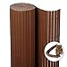Produktbild WOLTU GZZ1184br2 Sichtschutzmatte PVC Sichtschutzzaun , Sichtschutz Windschutz für Balkon Garten Markise Zaun , Braun , 300 x 90 cm (Höhe x Länge)