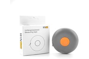 WINTAPE Tape Measure for Body and Circumference ABS Grey 200 cm 80 Inches