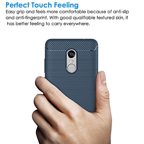 Funda para Xiaomi Redmi Note 4X 5 5   Olycism Ultra-delgado Suave  Ajuste Perfecto  Shock Absorci  n  Anti Ara  azos  Flexible TPU Silicona Case Protecci  n Estuche Cover Marino 