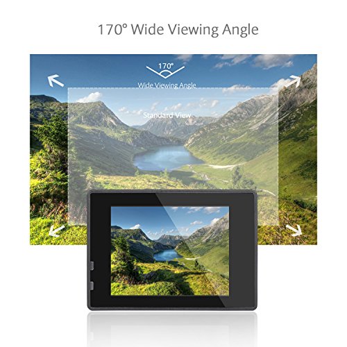 NexGadget 4K Action Kamera, WiFi Ultra Full HD 16MP IP68 Wasserdichte Sports Actioncam Helmkamera Sport Kamera Action Camera Cam Video 30fps mit Sony Sensor, 170° Weitwinkel 2,0 Zoll LCD - 8