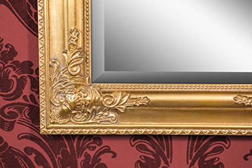 Schmaler Wandspiegel antik gold Barock LINA 110 x 40 cm - 4