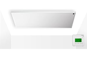 Grzejnik na podczerwień Könighaus – 450 W – sufitowy – z termostatem radiowym ✓ Grzejnik sufitowy na podczerwień ✓ Elektryczny ✓ TÜV + 5 lat gwarancji producenta ✓ Ochrona przed przegrzaniem