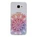 Produktbild Roreikes Schutzhülle für Samsung Galaxy A5 (2016) A510F, Crystal Case Hülle aus TPU Silikon mit Indische Sonne Design Schutzhülle Cover klar Transparent hülle Skin Schutz Schale Protective Cover für Samsung Galaxy A5 (2016) A510F - Blau