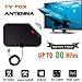 Produktbild SEXTT TV Antenne, Lome Indoor TV Antenne über 80 + Miles Free View Digital HDTV Antenne verstärkt- Unterstützung 4K 1080P HD/VHF/UHF für Leben lokale Kanäle Broadcast