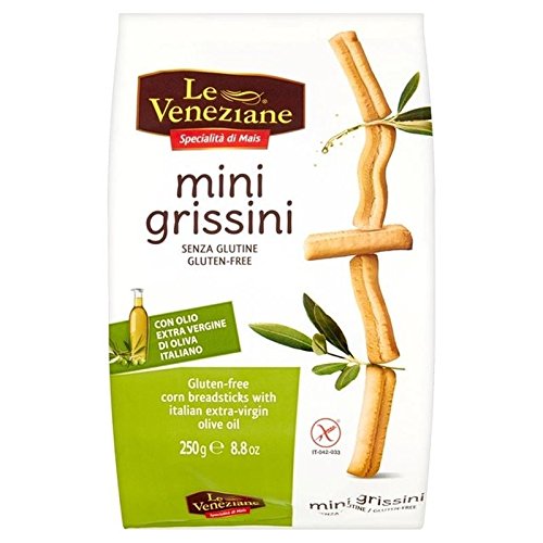 Preisvergleich Produktbild Le Veneziane Glutenfrei Grissini 250G - Packung mit 2