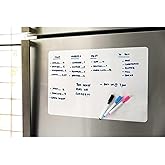 D&uuml;nya Magnet Magnetli Kalemli Buzdolabı Notluk 50X60 Cm - Magnet Planlayıcı Buzdolabı Not Panosu + 2 Kalem