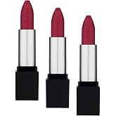 Note Cosmetics Mattever Lipstick 13 Strawberry Envie Yarı Mat Saten Bitişli Ruj, Pembe (3 paketi)