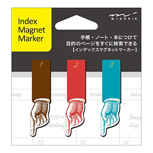 Midori imán marcador de índice, dedo punto (43128006)