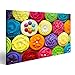 Produktbild Bild Bilder auf Leinwand XXL Bild ! Direkt vom Hersteller ! Poster Leinwandbild Wandbilder Kunstdruck verschiedene Formate ! APX Bunte Kuchen Cup Cakes Küche