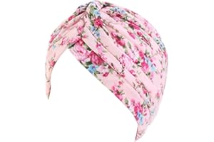 Luminary Turbane für Frauen, weicher Turban, Kopfbedeckung, plissierte Beanie-Mütze, Haarausfall-Hut