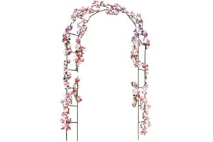 rg-vertrieb Rosenbogen Torbogen Garten Rankhilfe Pergola Spalier Rankgitter 240cm Metall