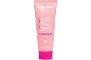 MCoBeauty - Hydrate Balancing Hyaluronic Cream Cleanser - Gentle Cream-to-Lather Face Wash with Hyaluronic Acid, Glycerin & Allantoin - Face Care - 150ml