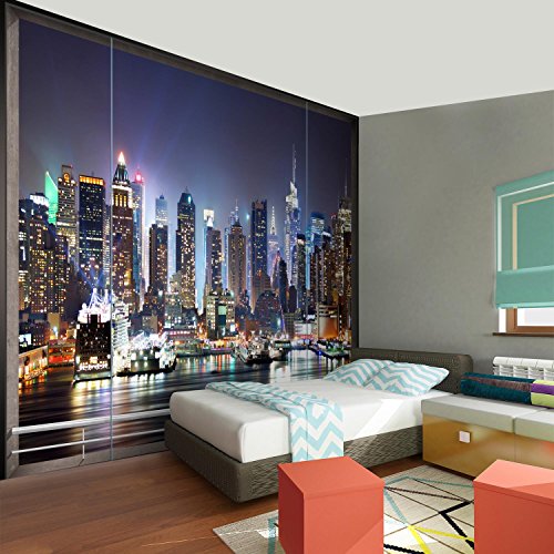 Fototapete New York 396 x 280 cm – Vliestapete – Wandtapete – Vlies Phototapete – Wand – Wandbilder XXL – !!! 100% MADE IN GERMANY !!! Runa Tapete 9026012b - 5