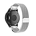 Produktbild YUYOUG_watch strap yuyoug New Milanaise magnetisch Loop Edelstahl Band Quick Release Handschlaufe Verstellbar Ersatz Armband für Garmin Fenix 5 Plus Armbanduhr, Silber